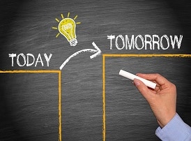 Great Idea Concept - Today and Tomorrow beratung-führungskräfteentwicklung