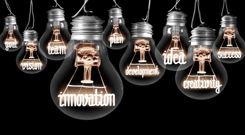 Light Bulbs Concept verönderungsmanagement